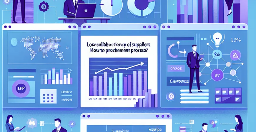 供应商协同效率低？ERP 管理系统如何优化采购流程？